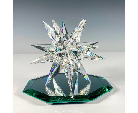Part of the Our Candleholders collection. Beautiful lead clear crystal designed to hold one candle. Swarovski etched backstam