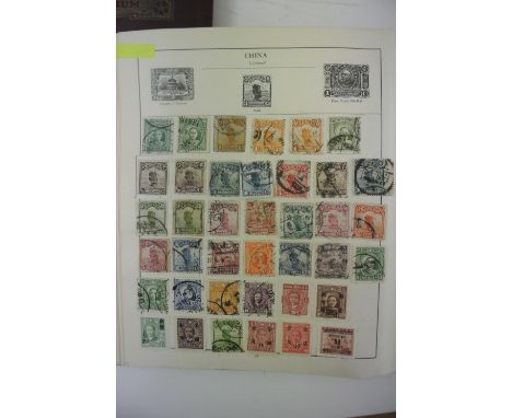 The Victory and the Strand stamp albums containing a collection of GB, Commonwealth and world stamps including China, Thailan