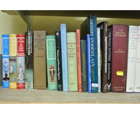 An extensive collection of good quality and wide ranging reference books on ceramics, subjects include English Salt-Glaze, De
