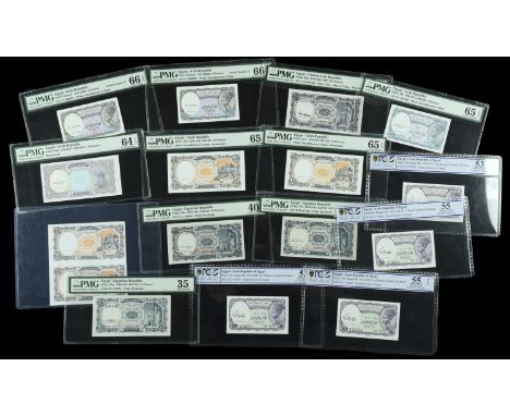 Egyptian Government Currency Note, Arab Republic of Egypt, 10 Piastres, 1940, prefixes G/11, H/10, R/10, 5 Piastres, 1958, pr