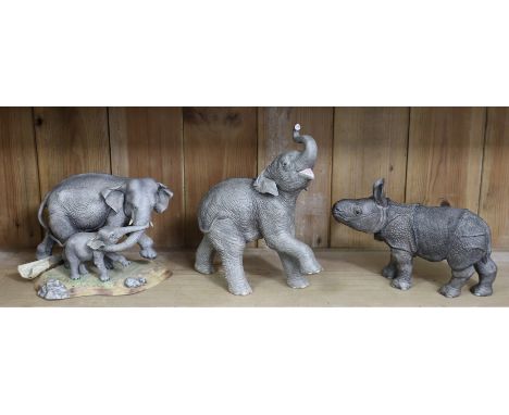 A collection of assorted bird &amp; animal ornaments by Goebel &amp; others; &amp; various items of studio pottery, part w.a.