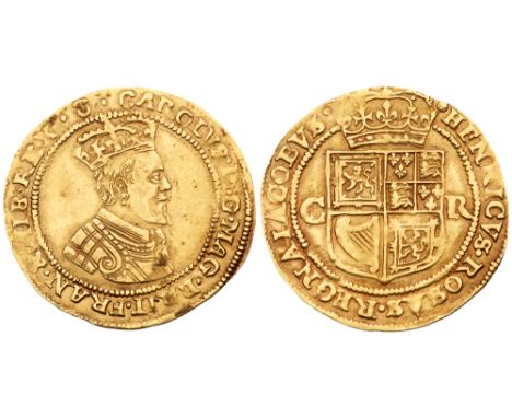 Scotland, Charles I (1625-49). Gold Half-Unit or Double Crown, first coinage (1625-35), crowned bust of James VI of Scotland 