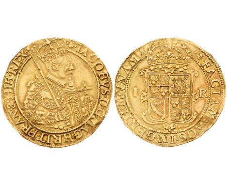 Scotland, James VI (1567-1625), after Accession to English throne. Gold Unit of £12 Scottish, £1 English, ninth coinage (1604