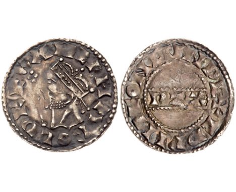 Harold II (6th Jan-14th Oct 1066). Silver Penny, London Mint, Moneyer Edwine, crowned bust left with sceptre, legend and bead