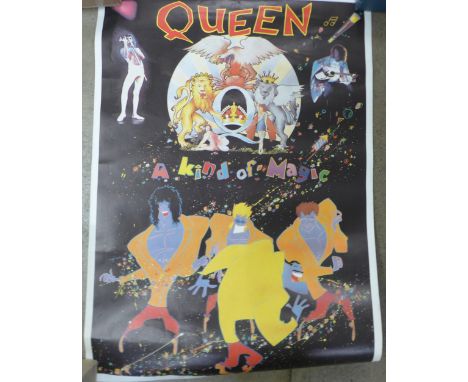A Queen promotion poster for It's a Kind of Magic 
