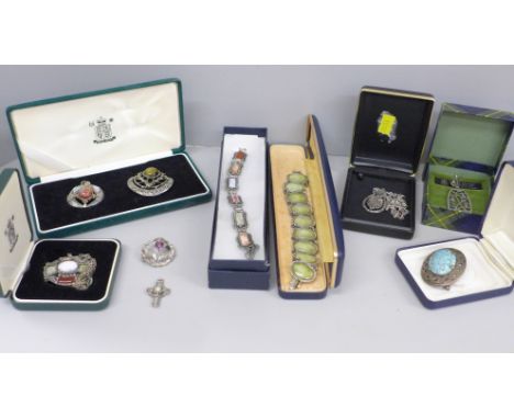 A collection of Miracle and Celtic jewellery 