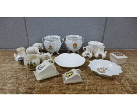 Goss and other makes of crested china **PLEASE NOTE THIS LOT IS NOT ELIGIBLE FOR IN-HOUSE POSTING AND PACKING** 