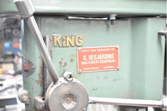 King Kbd 14s 5 8 Bench Type Drill Press With 10 5 X 9 5 Table Hp S N 6451