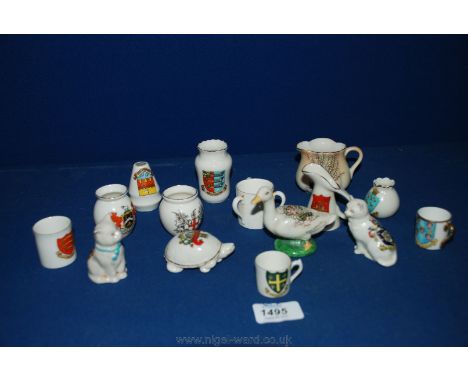 A quantity of Carlton Commemorative ware, Goss, etc.