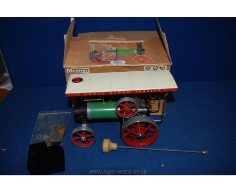 A Mamod Steam Tractor Engine TEIA in original box.
