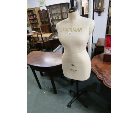 VINTAGE DRESS MAKER'S MANNEQUIN, by Stockman 