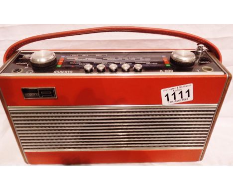 Roberts R600 radio. P&amp;P Group 2 (£18+VAT for the first lot and £3+VAT for subsequent lots) 