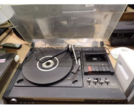 Fidelity music centre with cassette deck. All electrical items in this lot have been PAT tested for safety and have passed. T