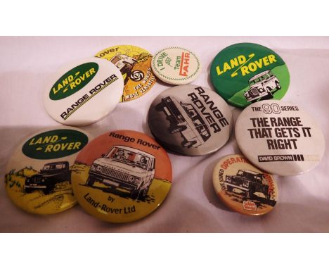 Quantity of Land Rover/Range Rover pin badges. P&amp;P Group 1 (£14+VAT for the first lot and £1+VAT for subsequent lots) 