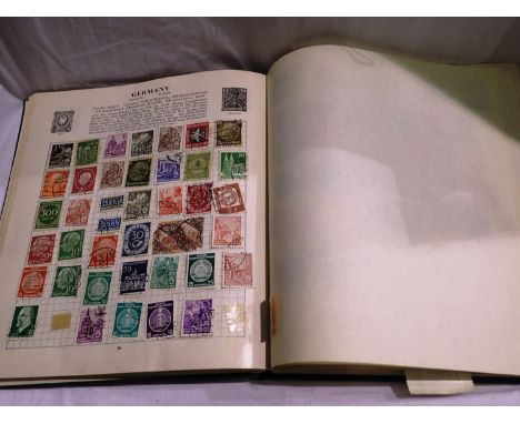 The Strand stamp album part complete and other mixed loose stamps. P&amp;P Group 1 (£14+VAT for the first lot and £1+VAT for 