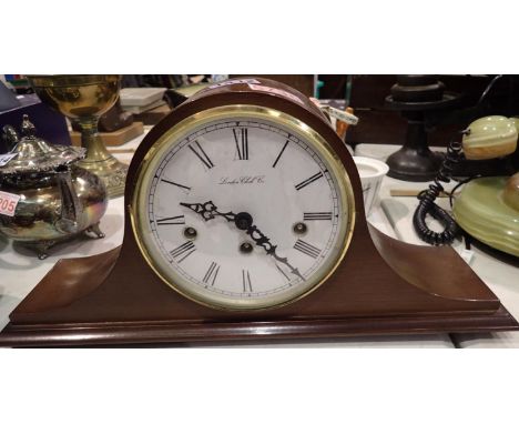 London Clock Company Westminster mantel clock. Not available for in-house P&amp;P 