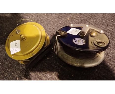 Mitre-Hardy Jewel reel and a Strike Right reel (2). P&amp;P Group 1 (£14+VAT for the first lot and £1+VAT for subsequent lots