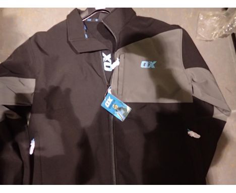 New old stock Ox-Tools softshell workwear jacket, size 3XL, 50 inch chest. P&amp;P Group 2 (£18+VAT for the first lot and £3+