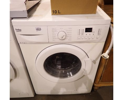 Beko washing machine, model WM84125W. All electrical items in this lot have been PAT tested for safety and have passed. This 