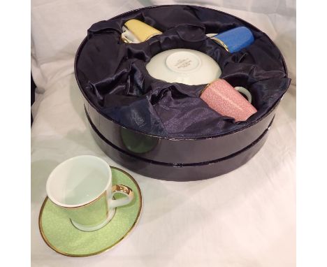 Royal Worcester boxed millennium tea set, for four. P&amp;P Group 2 (£18+VAT for the first lot and £3+VAT for subsequent lots