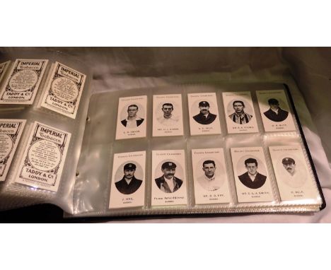 Reproduction Taddy and other cricketing cigarette cards, approximately 250. P&amp;P Group 1 (£14+VAT for the first lot and £1