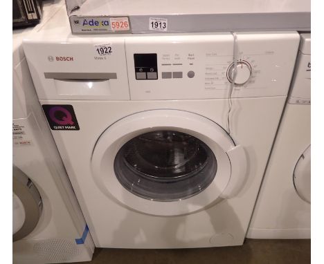 Bosch washing machine, Maxx 6. All electrical items in this lot have been PAT tested for safety and have passed. This does no