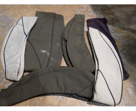 Six military womens side caps. P&amp;P Group 1 (£14+VAT for the first lot and £1+VAT for subsequent lots) 