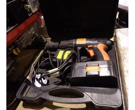 Challenge BD0405 cordless drill with battery and charger. All electrical items in this lot have been PAT tested for safety an