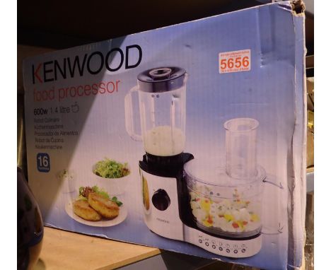 Kenwood food processor and a kettle. All electrical items in this lot have been PAT tested for safety and have passed. This d