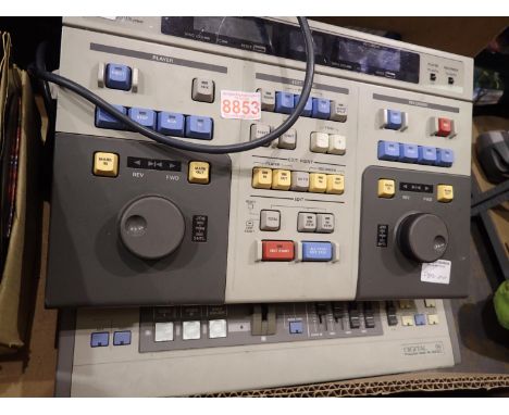Two Panasonic editing controller systems. All electrical items in this lot have been PAT tested for safety and have passed. T