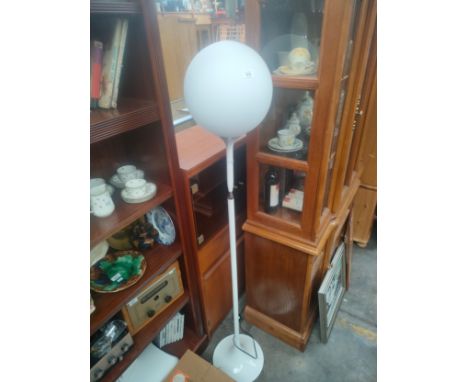 Modern globe shaded floor light 