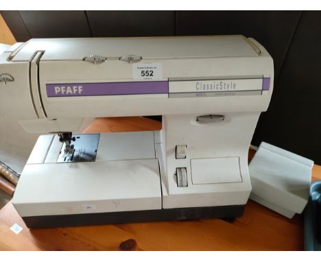 Pfaff vintage sewing machine in fitted case 