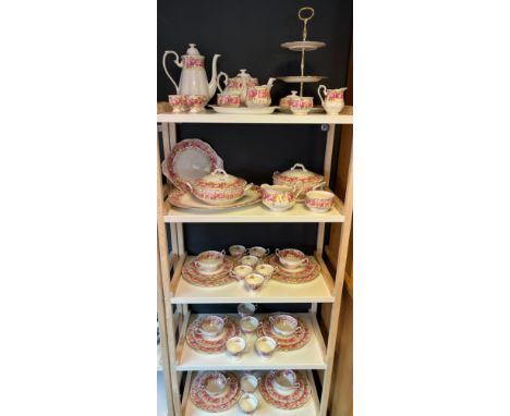 58 piece Royal Albert 'Serena' dinner, coffee and tea service. 