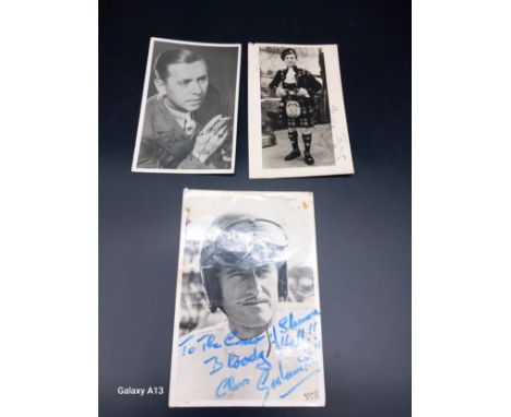 A Collection of Vintage signed Photos to include Graham Hill former World Champion 