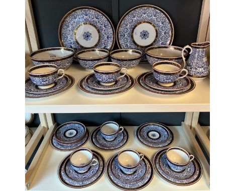 33 piece Royal Worcester part tea service. 