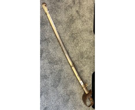 19th century cavalry sabre with scabbard. 