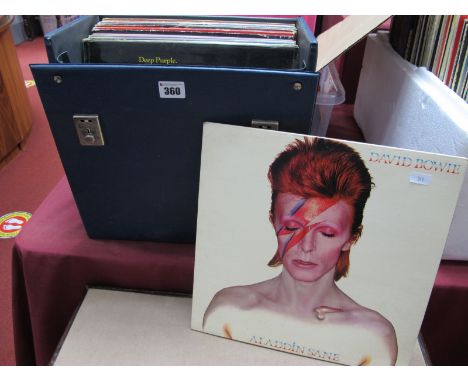 A Collection of Rock LP's,  to include Free - Heartbreaker, Rory Gallagher - Calling Card, David Bowie - Aladdin Sane, Queen 