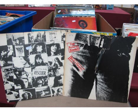 Rock Interest - thirty six LP's to include The Rolling Stones - Exile on Main St, Coc 69100 gatefold with inners and postcard