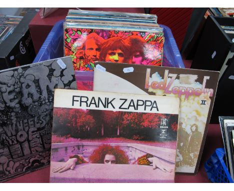 Various LP's, thirty to include artists such as Led Zeppelin, Cream, Frank Zappa, John Mayall, The Beatles, The Velvet Underg