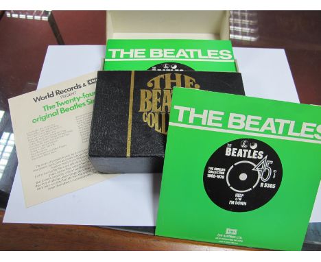 The Beatles Collection Singles 1962-1970, twenty four 7" vinyl box set, World Record/EMI, including Help, Ticket To Ride, Let