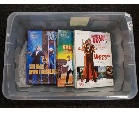 JAMES BOND ROLE PLAYING GAMES - 4 BOXES - THE MAN WITH THE GOLDEN GUN, DR NO, OCTOPUSSY, GOLDFINGER (THE MAN WITH THE MIDAS T