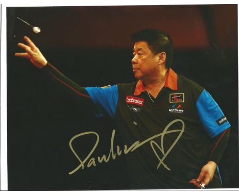 Paul Lim Signed Darts 8x10 Photo. Good Condition. All autographs are genuine hand signed and come with a Certificate of Authe