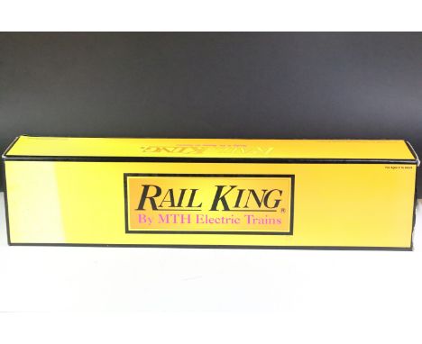 Boxed Rail King by MTH Electric Trains O gauge 30-1172-0 4-6-2 Blue Comet Pacific Steam Engine locomotive 