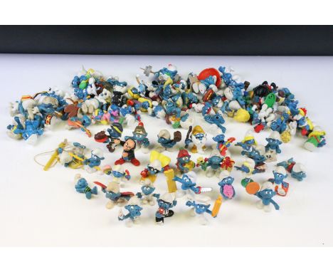 Smurfs - 70 Smurfs figures to include early to contemporary Schleich and Peyo examples featuring Cushion Smurf, Cake Smurf, A