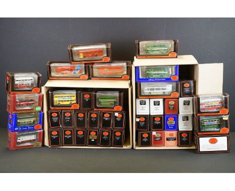 41 Boxed EFE Exclusive First Editions model buses and commercial models to include De Luxe Series, The Routemaster Series, Co