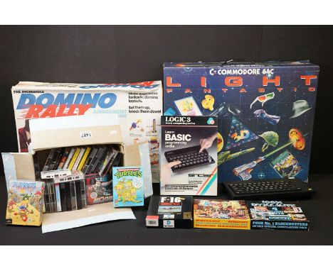 Retro Gaming - Boxed Commodore 64C Personal Computer Light Fantastic games console pack, all appearing complete with Personal