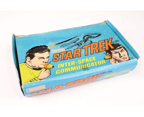 Boxed Lone Star Star Trek Inter Space Communicator 1340, no wire, gd otherwise, fair-gd box 