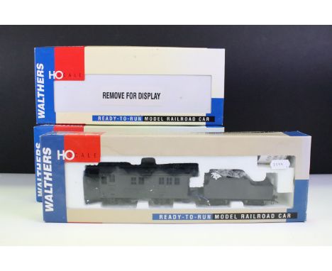 Three boxed Walthers HO gauge locomotives to include 932-1950 Alco Rotary Snow Plow, 932-6271 Sperry Rail Car and 932-6288 EM