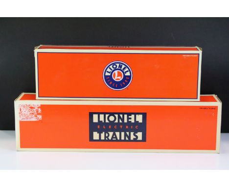 Boxed Lionel O gauge G-18046 Warash Railroad 4-6-4 Hudson Steam Locomotive plus a boxed Lionel O gauge 6-18730 Halloween Gene