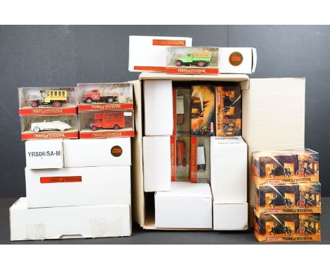 Collection of 39 boxed Matchbox diecast models to include Matchbox Models Of Yesteryear, Fire Engine Series, Jack Daniels Tra